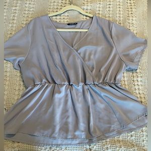 SHEIN Curve Lilac Blouse Size 2X